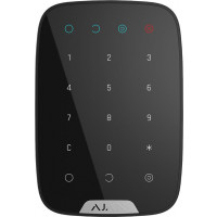 Ajax Беспроводная сенсорная клавиатура KeyPad, Jeweller, 3V*4ААА, черная