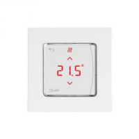 Danfoss Терморегулятор Icon RT Display On-Wall 0-40 °C, сенсорный, накладной, 24V