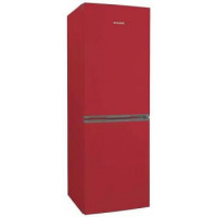 SNAIGE Холодильник с нижн. мороз., 176x62х65, холод.отд.-191л, мороз.отд.-88л, 2дв., A++, ST, красный