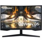 Samsung Монитор LCD 27" Odyssey G5 S27AG552EI HDMI, DP, VA, 2560x1440, 165Hz, 1ms