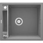 Deante Мойка кухонная Magnetic, гранит, квадрат, без крыла, 560х500х219мм, чаша - 1, врезная, серый