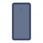 Belkin Портативное зарядное устройство 20000mAh, 15W Dual USB-A, USB-C, blue