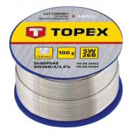 Topex Припiй олов'яний 60%Sn, проволока 1.0 мм,100 г