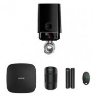 Ajax Комплект охранной сигнализации StarterKit 2 + Умный шаровой кран WaterStop 3/4", черный