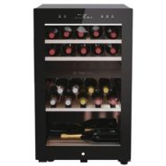 Haier Холодильник для вина, 82x49.7х58.5, холод.отд.-106л, зон - 2, бут-42, ST, дисплей, черный