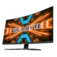 Gigabyte Монитор LCD 31.5" M32QC, 2xHDMI, DP, USB-C (18W), 2xUSB3.0, KVM, VA, Curved, 2560x1440, 170Hz, 1ms, DCI-P3 94%, HDR400, FreeSync
