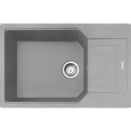 Franke Кухонна мийка Urban UBG 611-78 XL/114.0574.982/фраграніт/антибактеріальний захист/780х500х220/врізна, врівень зі стільницею/сірий камень