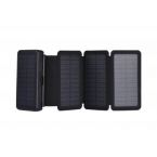 2E Портативний зарядний пристрій Power Bank Solar 20000mAh Black