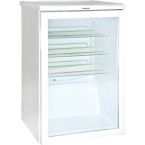 SNAIGE Холодильная витрина CD14SM-S3003C, 85х60х56см, 1 дв., 130л, C, ST, Полок-3; Бут.-62шт, Белый