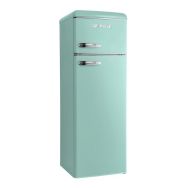 SNAIGE Холодильник с верхн. мороз., 172.5x63х56, холод.отд.-201л, мороз.отд.-57л, 2дв., A++, ST, retro, бирюза