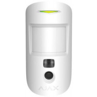 Ajax Датчик движения с камерой MotionCam, PhOD,Беспроводной, Jeweller, Белый