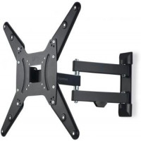 HAMA Крепление ТВ наклонно-поворотное TV-WB, AR-2, 32-65", черный