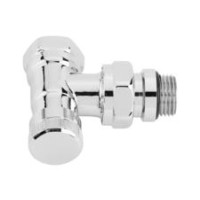 Danfoss Запорный клапан RLV-CX, угловой, хром