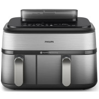 Мультипіч (аерофритюрниця) Philips Dual Basket Airfryer 5000 Series NA555/00