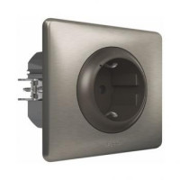 Legrand Умная розетка 2К + З (Celiane with NETATMO) (Графит)