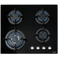 Cata Варочная поверхность газ на стекле, 60см, чугун, CCI 6031 BK, черный
