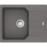 Franke Мойка кухонная City, фрагранит, прямоуг., с крылом, 620х500х190мм, чаша- 1, врезная, оборотная, UCG 611-62, серый камень