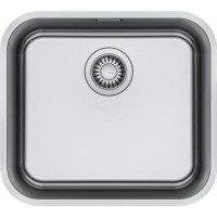 Franke Мойка кухонная Smart, нерж.сталь, прямоуг., бех крыла, 480х450мм, чаша- 1, накладная, SRX 110-45, нерж полиров.