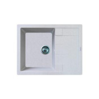 Adamant Мойка кухонная Anila, искуственный камень, прямоуг., с крылом, 645х495х200мм, чаша - 1, врезная, Old stone