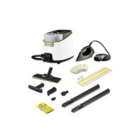 Karcher Пароочиститель SC 4 Deluxe Iron, 2200Вт, 1300мл, 4Бар, утюг, швабра, белый