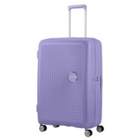 American Tourister Валіза American Tourister, Soundbox, поліпропілен, велика, 77см, 97/110л, TSA, 4 колеса, EXP, лавандовий