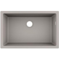 Hansgrohe Мойка кухонная S51, гранит, прямоуг., без крыла, 710х450х190мм, чаша- 1, встраиваемая, S510-U660, серый бетон