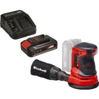 Einhell Шлифмашина эксцентриковая аккумуляторная TE-RS 18 Li Kit, 18В,акб 1х2.5А·час 125мм, 14000-22000кол/мин, 1.2кг