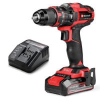 Einhell Шуруповерт-дрель ударная акумуляторная TE-CD 18/44 Li-i (1x2,5Ah), PXC, 18В, аккумулятор 2.5 Ач - 1 шт, 44 Нм, 1.59 кг