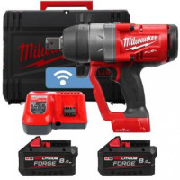 Milwaukee Гайковерт ударный аккумуляторный M18 ONEFHIWF1-802X 18В АКБ 2х8А·час 0-1650об·мин 2400Нм 1/2" ЗП M12-18FC кейс 5.9кг