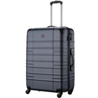 Wenger Чемодан, Amplar, большой, пластик, 4 колеса, синяя