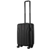 Wenger Чемодан, Oryson, малый, пластик, 4 колеса, черный