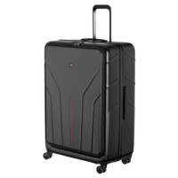 Wenger Валіза Wenger Amplix Hardside Large, велика, полікарбонат, TSA, 4 колеса, розширення, чорний