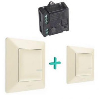 Legrand Набор упр. освещением (микро.реле + 2 smart-выключателя) (Valena Life with NETATMO) (Слоновая кость)