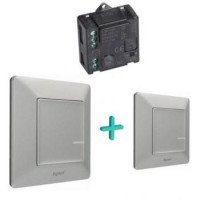 Legrand Набор упр. освещением (микро.реле + 2 smart-выключателя) (Valena Life with NETATMO) (Алюминий)