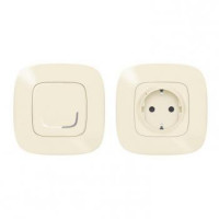 Legrand Valena Allure with NETATMO. Набор упр. эл.приборами(smart-розетка + smart-выкл.).Слоновая кость