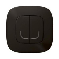Legrand Умный беспроводной выключатель 2-клавишный (Valena Life with NETATMO.) (Антрацит)