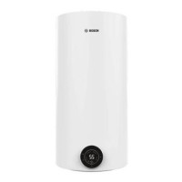 Bosch Водонагреватель электр. круглый Tronic 4000T, 100л, 2кВт, сухой тэн, вертикальный монтаж, электр. упр-ние, B, белый
