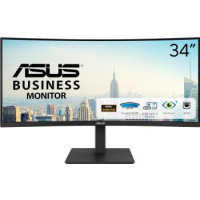 ASUS Монітор Asus 34" VA34VCPSR HDMI, DP, USB-C, 3xUSB, RJ-45, MM, VA, 3440x1440, 21:9, 100Hz, 4ms, CURVED, AdaptiveSync, HAS