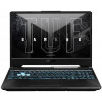 ASUS Ноутбук TUF Gaming F15 FX506HC-HN004 15FHD IPS/Intel i5-11400H/16/512F/NVD3050-4/noOS/Black