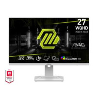 MSI Монитор 27" MAG 274QRFW 2xHDMI, DP, Audio, IPS, 2560x1440, 180Hz, 1ms, sRGB 123%, FreeSync, Pivot, HDR400, белый