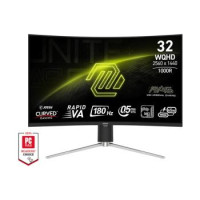 MSI Монітор MSI 31.5" 325CQRF-QD-E2 2xHDMI, DP, USB-C, 2xUSB, VA, 2560x1440, 180Hz, 0.5ms, sRGB 141%, CURVED, AdaptiveSync, HAS
