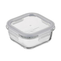 ARDESTO Контейнер для хранения пищевых продуктов Gemini 0.5л, боросиликатное стекло, пластик, квадратный, прозрачный