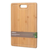 ARDESTO Доска кухонная с желобом Midori, 33х24х1.5см, бамбук