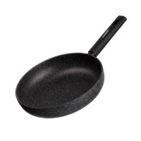 ARDESTO Сковорода глубокая с кришкой Black Mars Alcor, 26см, алюминий, черный