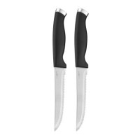 ARDESTO Набор ножей для стейка Gemini Gourmet, 2 предмета, нержавеющая сталь, черный