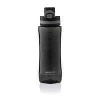 ARDESTO Бутылка для воды Purity, 800мл, пластик, черный