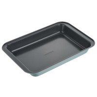 ARDESTO Форма для выпечки Tasty baking, 37.5х25.5х5см, углеродистая сталь, прямоугольная, серо-голубой
