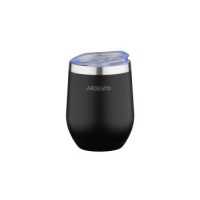 ARDESTO Термочашка Compact Mug 350 мл, черный, нержавеющая сталь