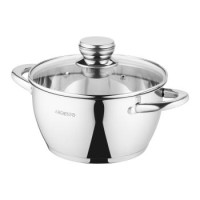 ARDESTO Кастрюля со стеклянной крышкой Gemini Lucca, 3.2л, нержавеющая сталь