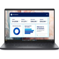 Dell Ноутбук Pro 13 13.3" QHD+ Touch, Intel U7 268V, 32GB, F512GB, UMA, Win11P, черный